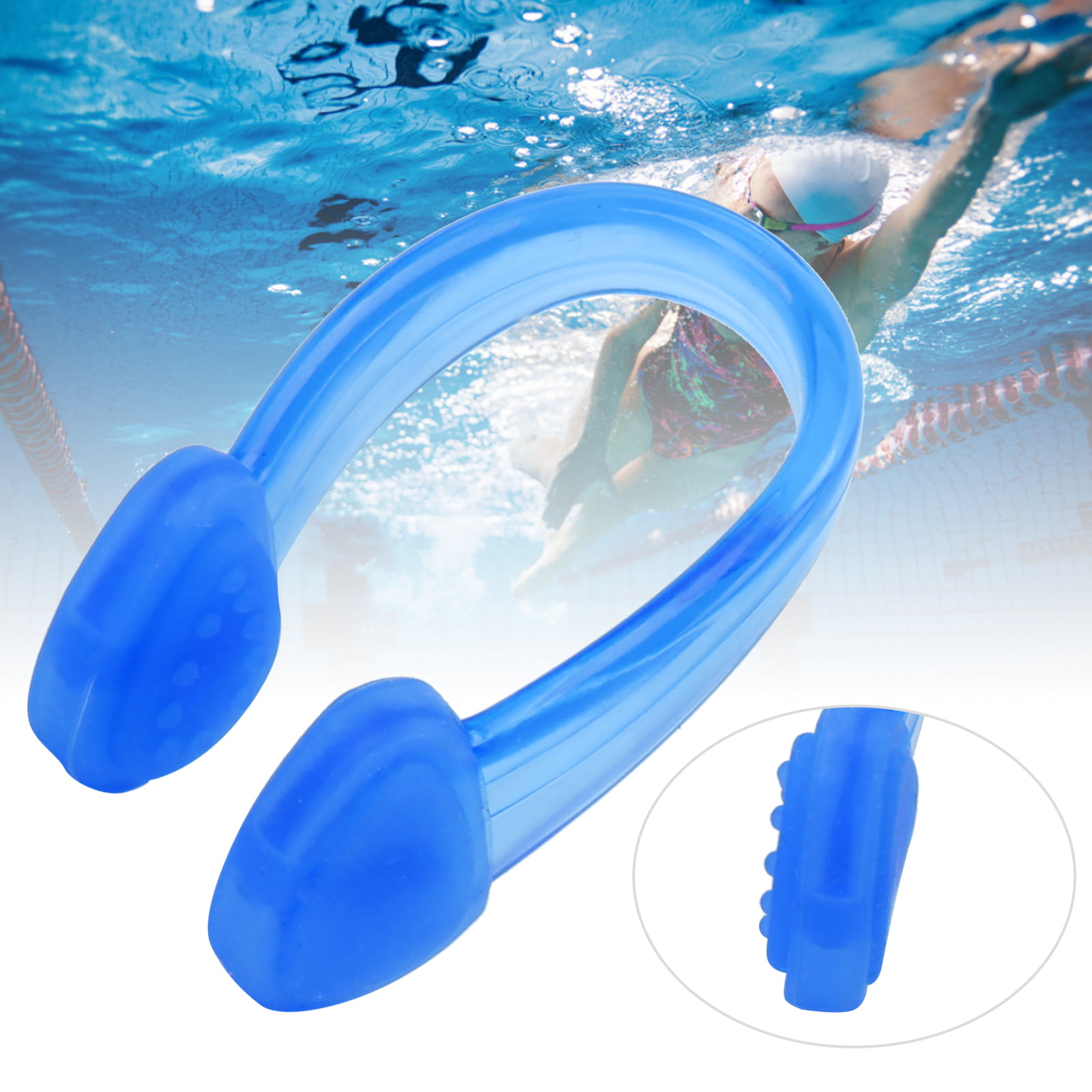 Waterproof Silica Gel Surfing Nose Shop 14 Pieces Silicone Swimming Nose Clip 
