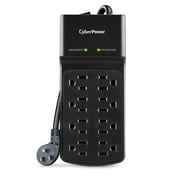 CyberPower B808 - 500 Joule Black Surge Protector with 8 Outlets and 8 ft Cord