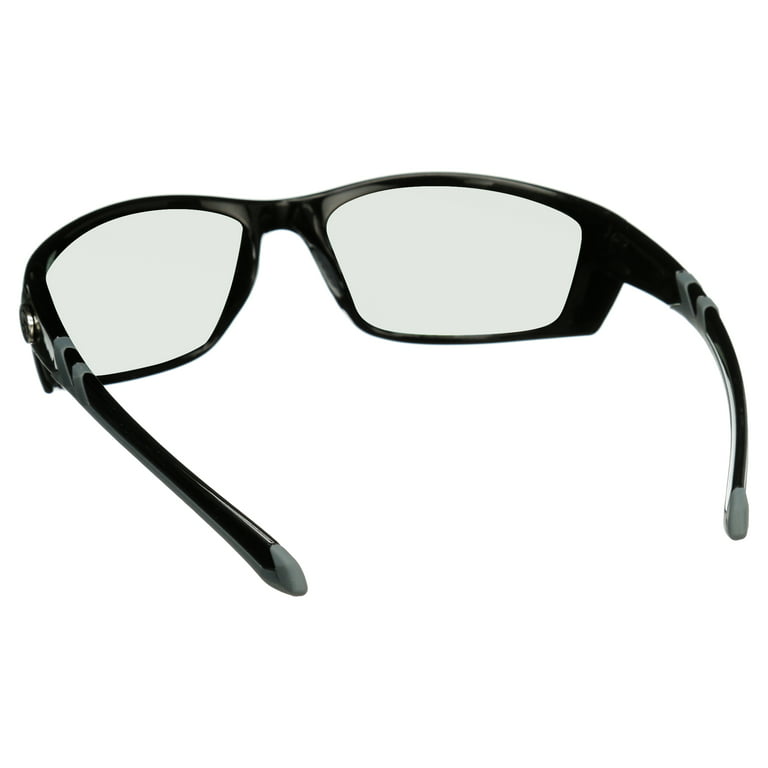 Strike King Pro Performance Elite Polarized Sunglasses Black Frame with  Blue Mirror Lens Full Rim Frame, Male and Female, Adult 