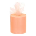 thumbnail image 1 of Unique Bargains 200 Yards Tulle Ribbon Rolls Netting Fabric Spools 6' Light Orange for Christmas Wrapping Wedding DIY, 1 of 5