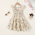 thumbnail image 2 of Younger Tree Baby Girl Dress Kid Summer Clothes Sleeveless Flower Beach Boho Princess Sundress for3-4T, 2 of 7