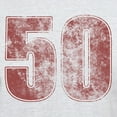 thumbnail image 3 of CafePress - 50Th Birthday Red Grunge Light T Shirt - Men's Classic Graphic T-Shirt, 3 of 4