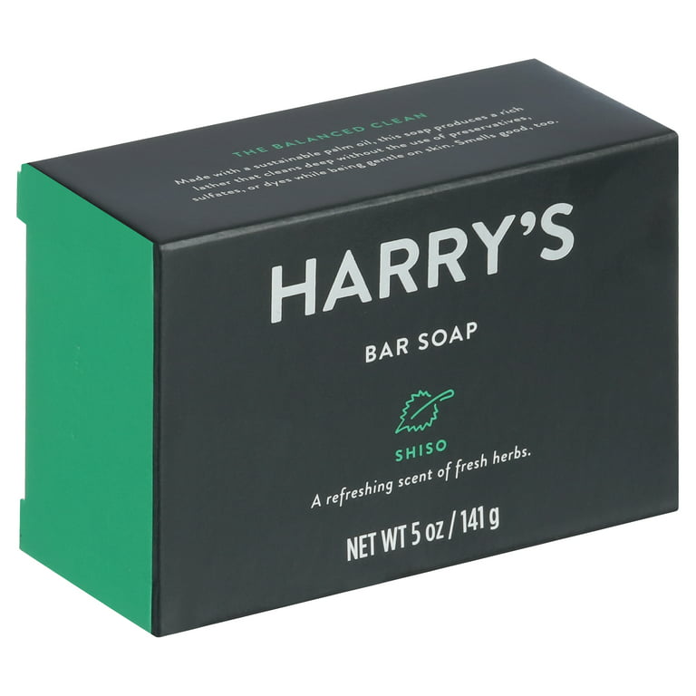 Harry's Shiso Bar Soap, 5 oz Ingredients and Reviews