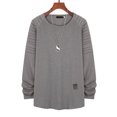 thumbnail image 2 of Otoño e invierno, nuevas camisas deportivas, prendas de punto informales para hombres, mangas largas Pompotops oipoqjl1530, 2 of 7