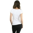 thumbnail image 2 of ToBeInStyle Women's Roundneck Short Sleeve Top, 2 of 3