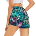 thumbnail image 3 of Haiem Watercolor Mandala Women's 2 in 1 Running Shorts - Lightweight Athletic Workout Gym Yoga Breathable Sports Shorts Liner with Phone Pockets-Medium, 3 of 9
