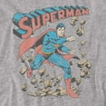 thumbnail image 2 of Superman T-Shirt Mad At Rocks Unisex Graphic Tee For Men & Women, 2 of 7