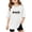 a-White11514, variant on VNKIDY Girls T-Shirt Oversized Short Sleeve T Shirt With Letter Graphic Print Crewneck Casual Fit Top For Kids Youth Outdoor Daily Wear Soft Top