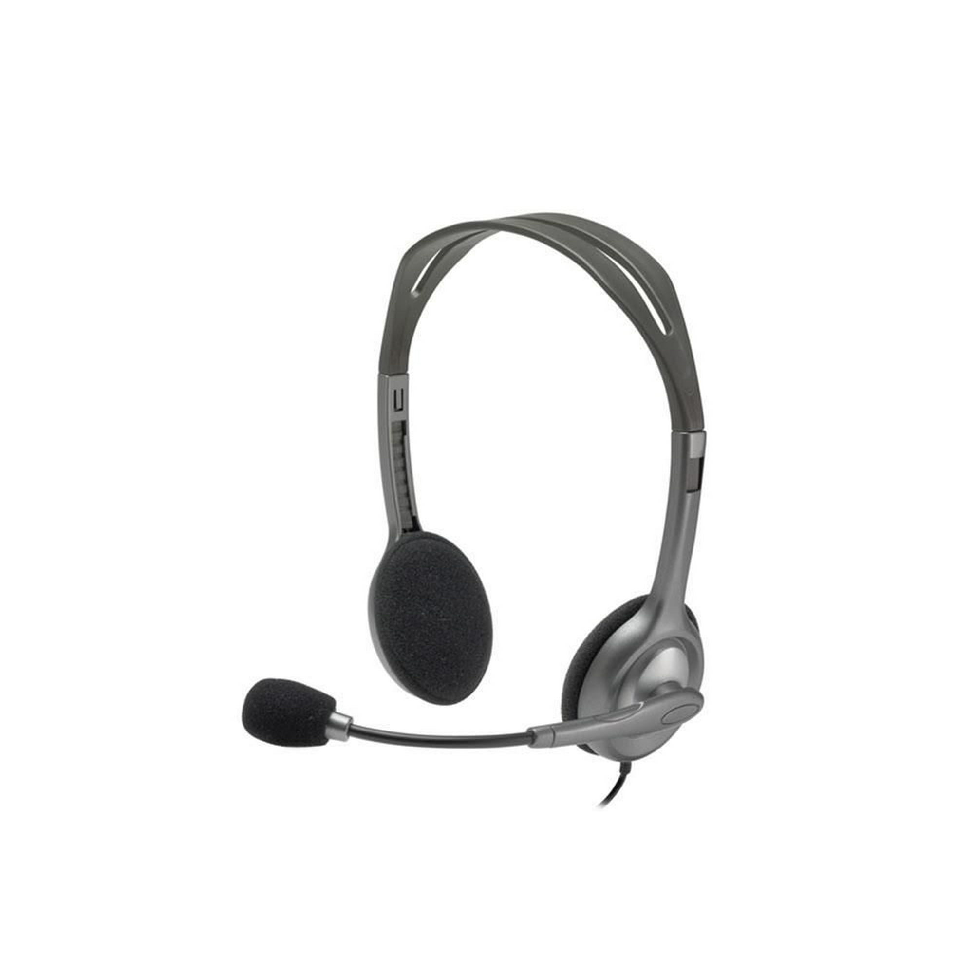 Logitech headphones with mic h111 new arrivals