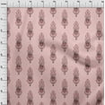 thumbnail image 4 of oneOone Cotton Poplin Twill Light Pink Fabric Asian Floral Block Craft Projects Decor Fabric Printed By The Yard 56 Inch Wide, 4 of 4