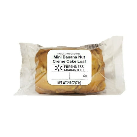 Freshness Guaranteed Mini Banana Nut Crème Cake Loaf, 2.5 oz