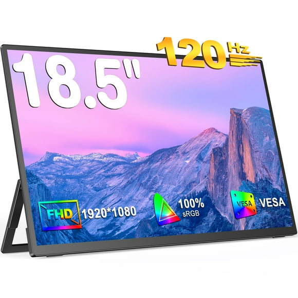 18.5 inch Portable Monitor Full HD Monitor 120Hz Gaming Monitor USB-C Monitor