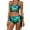 Green, variant on Women's Sequin Tassel Wrap Mini Skirt and Vest Clubwear Party Outfit Set One Size White