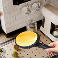thumbnail image 3 of Nonstick Coating Electric Pancake Pan 600W Handheld Pancake Maker Electric Round Griddle for Pancakes US Plug, 3 of 5