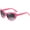 Hot Pink, variant on Giselle Cat Eye Rhinestone Kids Retro Sunglasses for Teens Girls Children Age 6-14 Trendy Glasses