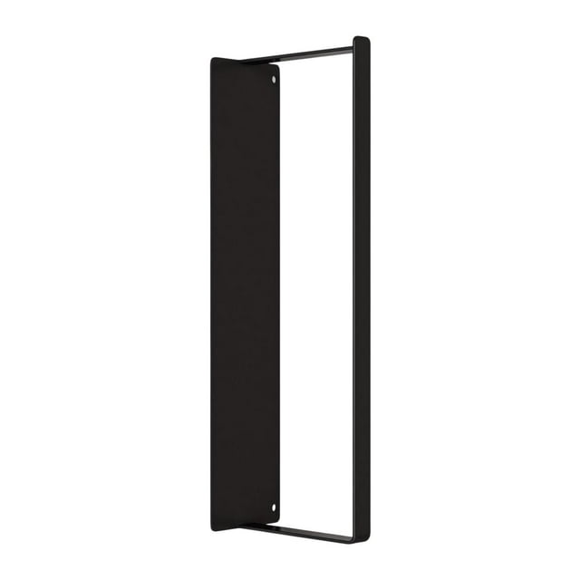 Colgador lateral para lavandería, estante para ahorrar espacio, armario, cesta colgante, estante colgante para ropa de baño, , hogar negro Una sola capa