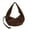 Coffee, variant on Small Shoulder Bags for Women Faux Suedes Hobos Bag Shoulder Purse Handbags