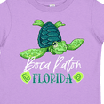 thumbnail image 4 of Inktastic Boca Raton, Florida Happy Sea Turtle Boys or Girls Toddler T-Shirt, 4 of 5