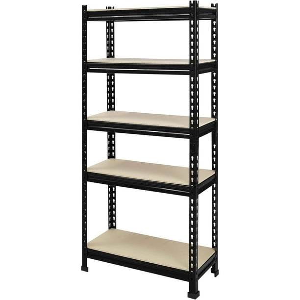 UlaREYoy Heavy Duty Storage Shelves 5Tier Adjustable Metal Garage