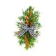 thumbnail image 4 of Vid artificial de Pascua duradera para la decoración de la mesa del hogar, corona de flores artificiales Zanahoria de arco, 4 of 9