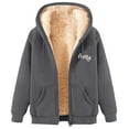 thumbnail image 4 of YueHuiYing Womens Western Print Zip up Hoodies Sweatshirt Jacket Coat with Pockets Casual Warm Outwear, 4 of 5