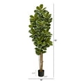 thumbnail image 2 of Nearly Natural 6' Oak Artificial Tree UV Resistant (Indoor/Outdoor), 2 of 4
