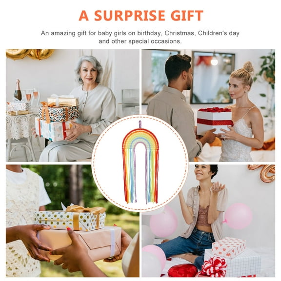 WRITWAA Wall Mounted Hair Bow Holder Organizer Multicolor Hairpin Display Rack for Bedroom and Nursery Storage