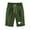 Army Green1, variant on Women's Knee Length Shorts Cotton Linen Half Trouser Summer Plus Size Casual Straight Short Pant (Small, Black)
