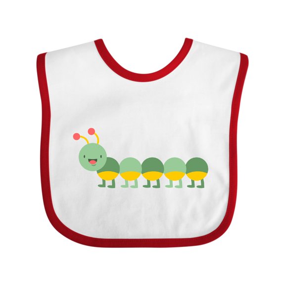 Inktastic Caterpillar 3 Boys or Girls Baby Bib