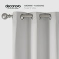 thumbnail image 6 of Deconovo Grommet Blackout Curtains 2 Panels, Noise Reducing, Grayish White, 42W x 63L Inch, Thermal Insulated Energy Saving Window for Dining Room, 6 of 6