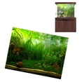 thumbnail image 1 of Aquarium Background Poster,Water Grass Style Aquarium Fish  Background Poster Sticker Thicken PVC Adhesive Static Cling Backdrop Decorative Decorations Paper, 1 of 8