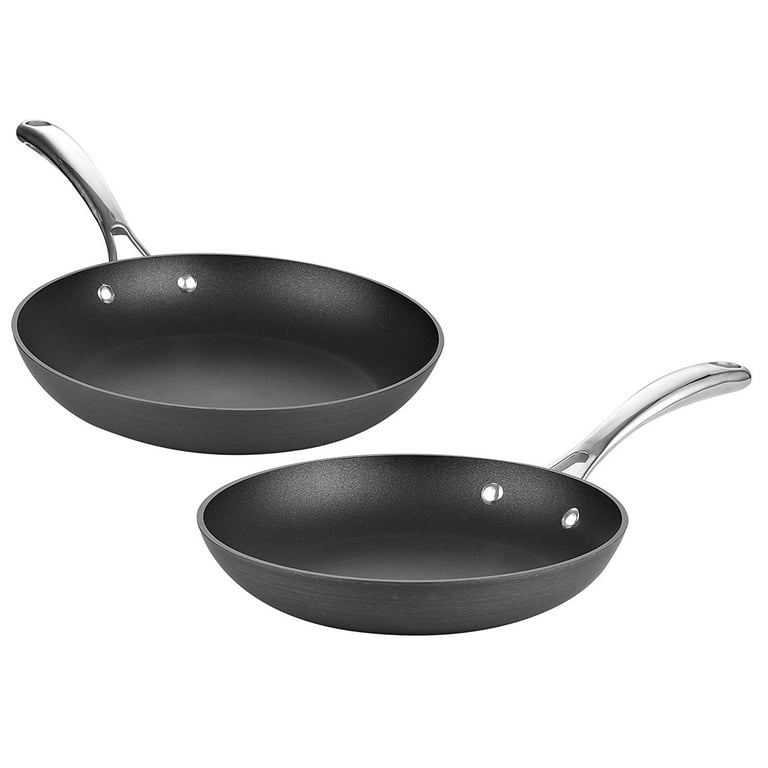 Cooks Standard Frying Omelet Pan, Classic Hard Anodized Nonstick 10.5-Inch  Saute Skillet Egg Pan, Black