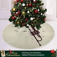 thumbnail image 6 of FMSHPON Music Xmas Christmas Tree Skirt Stand Mat for Holiday Party Decoration Indoor Outdoor 36 inches, 6 of 6