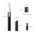 thumbnail image 2 of FACEGA Eyebrow Razor,Removable Washable Blade Eyebrow Shaver,Gentle Razor Simple Operation Womens Face Shavers,Black, 2 of 7