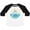 Baseball White and Black, variant on Pensacola Florida Boys or Girls Toddler T-Shirt
