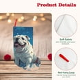 thumbnail image 4 of KLL Starry Sky Cloud Bulldog for 18" Christmas Stocking Snowman Xmas Stocking Holiday Christmas Decoration Gifts for Family Kids, 4 of 8
