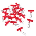 thumbnail image 2 of Deslizador de cremallera de 80 Uds., deslizador de plomo de línea de pesca de alta resistencia, deslizador enganchado rojo Sywqhk Libre de BPA, 2 of 6
