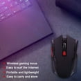 thumbnail image 4 of Gaming Mouse, 2.4 GHz USB Wireless Mouse, Portable and Light Wireless Mouse with Bluetooth Receiver, 10-15 m Detection Distance, 6 Buttons for Games, 4 of 4