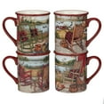 thumbnail image 4 of Certified International  Lake Retreat 16 pc Dinnerware Set, Service for 4, 4 of 5