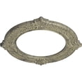thumbnail image 3 of Ekena Millwork 13 1/8"OD x 8"ID x 5/8"P Benson Ceiling Medallion (Fits Canopies up to 8"), Hand-Painted Castle Stone Crackle, 3 of 6