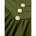 thumbnail image 5 of Sexy Dance Women Summer Nightgown Solid Color Sleeveless Nightshirts Casual Pleated Short Sleep Dress Pajamas, 5 of 6