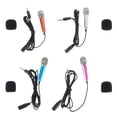 thumbnail image 3 of EXHUMKY 4-Pack Mini Portable Microphones for Phone, Video Recording, Karaoke, , Clear Sound Quality Anywhere, 3 of 8