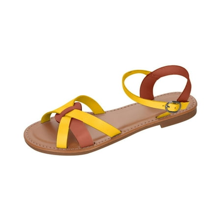 

Women s Gladiator Flat Sandals Slingback Open Toe Fisherman Sandals Summer Strappy Dress Sandals Travel Shoes