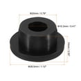 thumbnail image 2 of Uxcell Silicone Rubber Hole Plug 20mm Diameter Soft Flexible Stopper for 19mm Hole Black 5 Pieces, 2 of 5