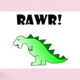 thumbnail image 2 of CafePress - RAWR! Infant Bodysuit - Baby Light Bodysuit, Size Newborn - 24 Months, 2 of 4