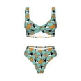 thumbnail image 4 of Rocae Cute French Bulldog for Bikini Set for Women Two Piece Sexy High Swimsuits Split Crossover Bikini X-Large, 4 of 9
