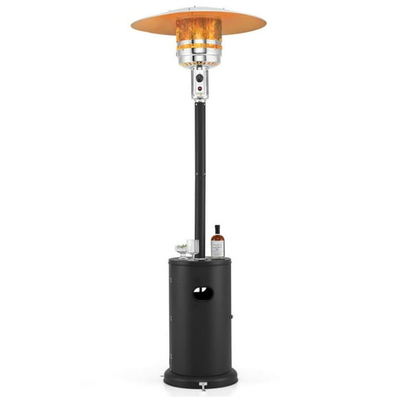 Aimee Lii 50000 BTU Propane Patio Heater with Round Table Design, Outdoor Equipment for Patio-Black
