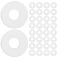 thumbnail image 1 of ETHZZLE 500 Pcs Rondelles Rondes en Vinyle Transparent Joints Plats à Vis pour Remplacement de Poignée de Douche, 1 of 8