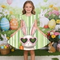thumbnail image 3 of Pounoo Womens Maxi Dresses Bunny Print Ruffle Sleeve Loose Fit Lightweight Pullovers Cute Summer Style (For Small Wearers) Gift, 3 of 9