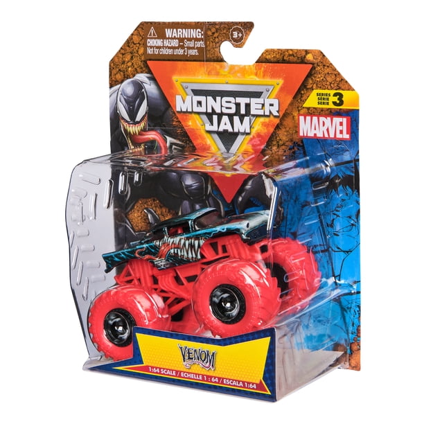 Venom Monster Truck Die-Cast Vehicle for Indoor Playground Fun